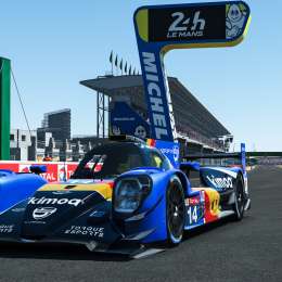 Barrichello junto a Alonso en las "24 hs. de Le Mans" virtual
