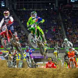AMA Supercross: Eli Tomac y Jeremy Martin dominan en Minneapolis