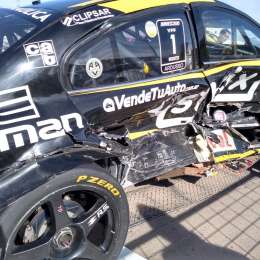 Ardusso víctima de la pared