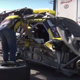 ¿Cómo quedaron los autos de Moriatis y Okulovich tras el accidente?