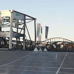 Así quedó el Paddock de MotoE tras el incendio