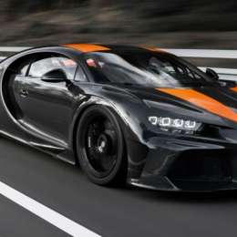 Juan Pablo Montoya alcanzó los 400 km/h sobre una Bugatti