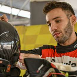 Gastón Cabrera, otro de los pilotos de TC2000 que salió a pista