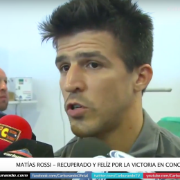 Rossi: "Estoy feliz por esta victoria" 