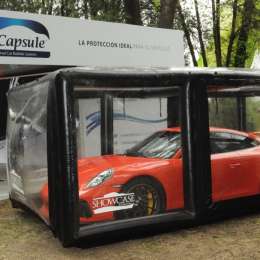 La burbuja que protege a los autos y a las motos