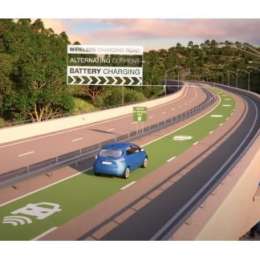 Las rutas del futuro recargarán autos eléctricos mientras circulan