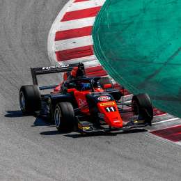 Positiva jornada de Colapinto en Barcelona