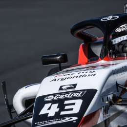 Colapinto subió al podio y se coronó entre los rookie