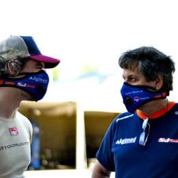 Crusitta con la pole en Buenos Aires