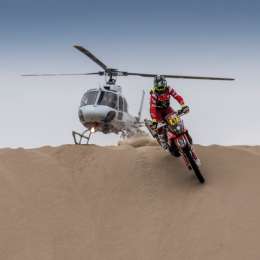 Los helicópteros, movilidad fundamental para el Dakar