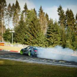 El campeón de drift se lució en Nordschleife