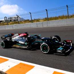 Hamilton lideró la FP1 en Zandvoort