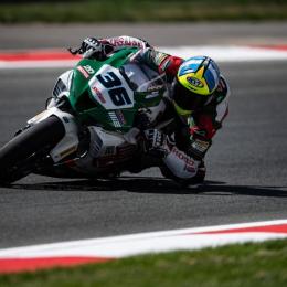 Tati Mercado entrenó en Magny-Cours