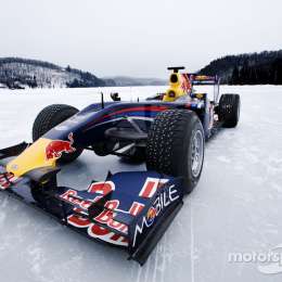 Max Verstappen en la nieve