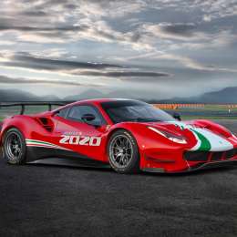 Ferrari presentó la 488 GT3 Evo 2020