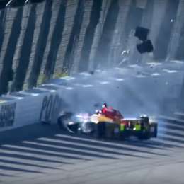 Accidente en la clasificación de IndyCar
