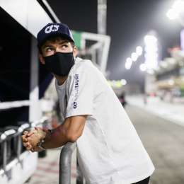 Gasly dominó un ensayo complicado por la lluvia