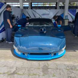 Canapino sacó a pista el Chevrolet de TC