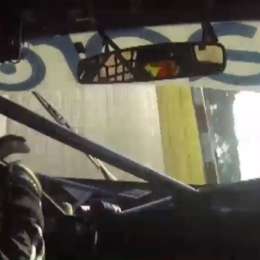 Terrible vuelco a bordo en el Turismo Pista