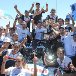 Los festejos del campeón