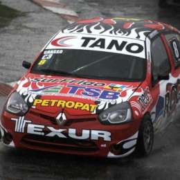 Grasso bajo la lluvia