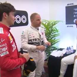 El buen gesto de Hamilton a Leclerc en Bahrein