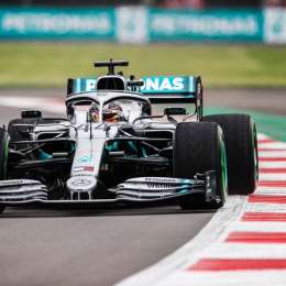 Hamilton pegó primero en México