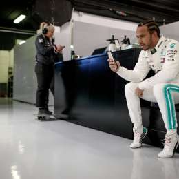 A Hamilton no le preocupa ver a Ferrari por delante