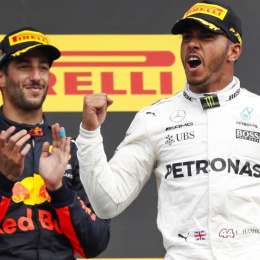 Ricciardo se compara con Hamilton