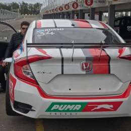 Honda probó en el Cabalén de cara a General Roca