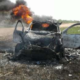 Imágenes crudas del incendio que golpeó a Spataro en 2016