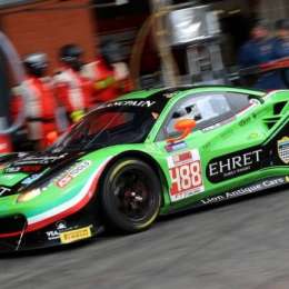 Blacpain: Balbiani probó la Ferrari en Paul Ricard