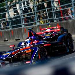 Podio de López en el cierre de la Fórmula E