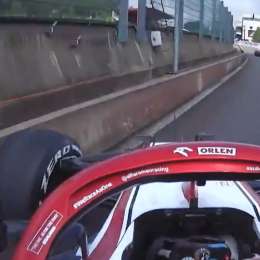 Ferrari recibió una multa por el accidente en boxes