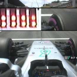 Vettel puso en duda la largada de Bottas