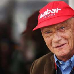 Lauda otra vez internado con una fuerte gripe