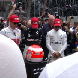 Homenaje oficial de la f1 a Niki Lauda en Mónaco