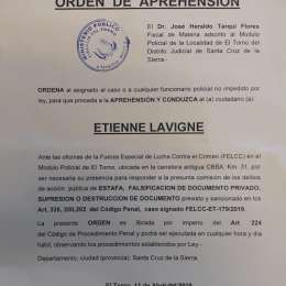 Orden de captura para un dirigente del automovilismo