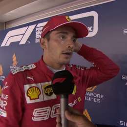 Leclerc, molesto con la estrategia de Ferrari