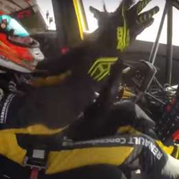 El enojo de Lugón luego de que le tapan la vuelta en clasificación