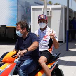 Márquez se recuperó en tiempo récord y podrá correr este fin de semana