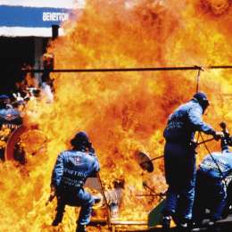 Tensión y fuego en el GP de Alemania de 1994
