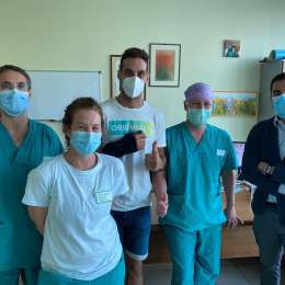 Tati Mercado fue operado con éxito en Italia