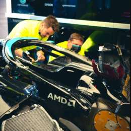 ¿Cómo quedó el Mercedes de Hamilton tras el golpe con Verstappen?