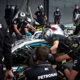 Galería: Mercedes volvió a la acción en Silverstone