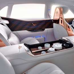 Lo más lujoso de Mercedes-Benz, para tomar el té, en Pekín