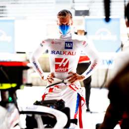 El enojo de Schumacher tras su error en Imola