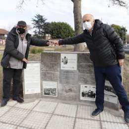 Pusieron en valor monumento a Octavio Suárez en Lanús