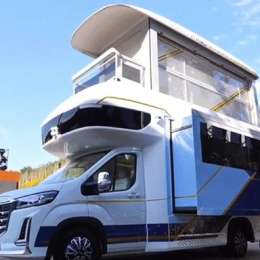 Así es Maxus, el motorhome de dos pisos y ascensor