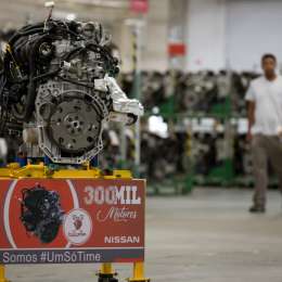 Nissan alcanzó la producción del motor número 300.000 en Brasil